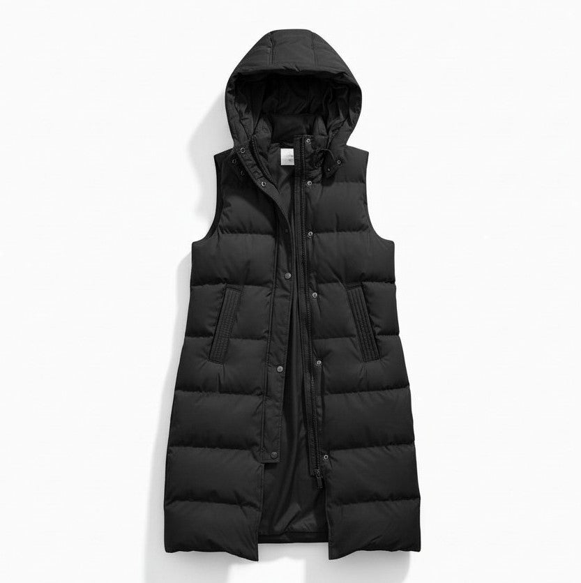 Vyana Collective – Women’s Autumn Sleeveless Hooded Jacket