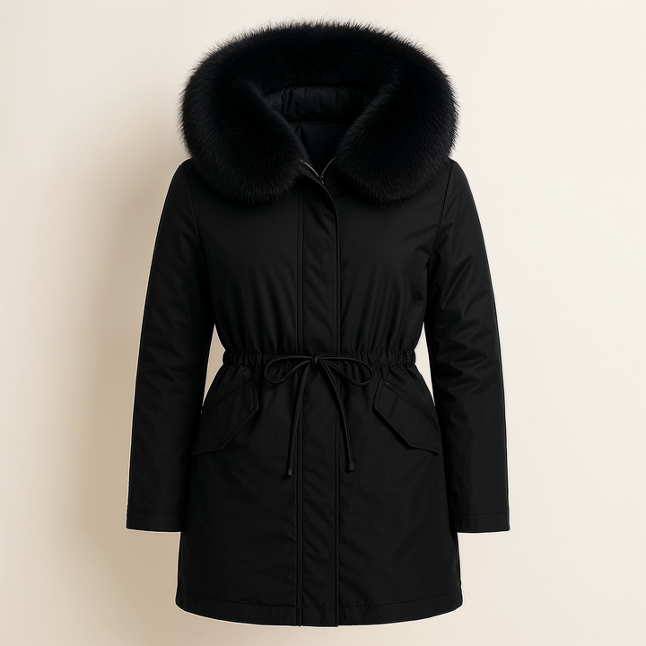 Vyana Collective Women’s Waterproof Winter Parka with Lined Interior and Hood