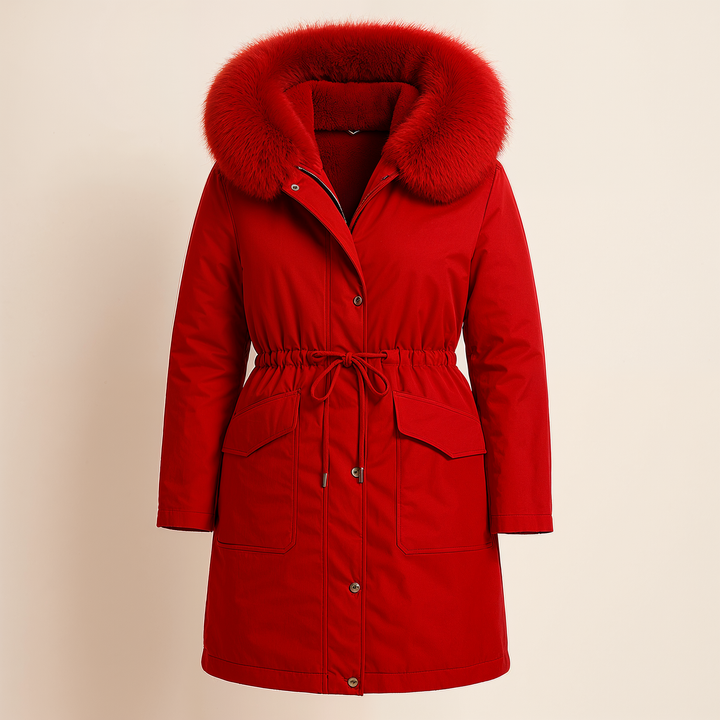 Vyana Collective Women’s Waterproof Winter Parka with Lined Interior and Hood