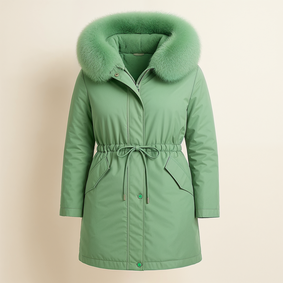 Vyana Collective Women’s Waterproof Winter Parka with Lined Interior and Hood