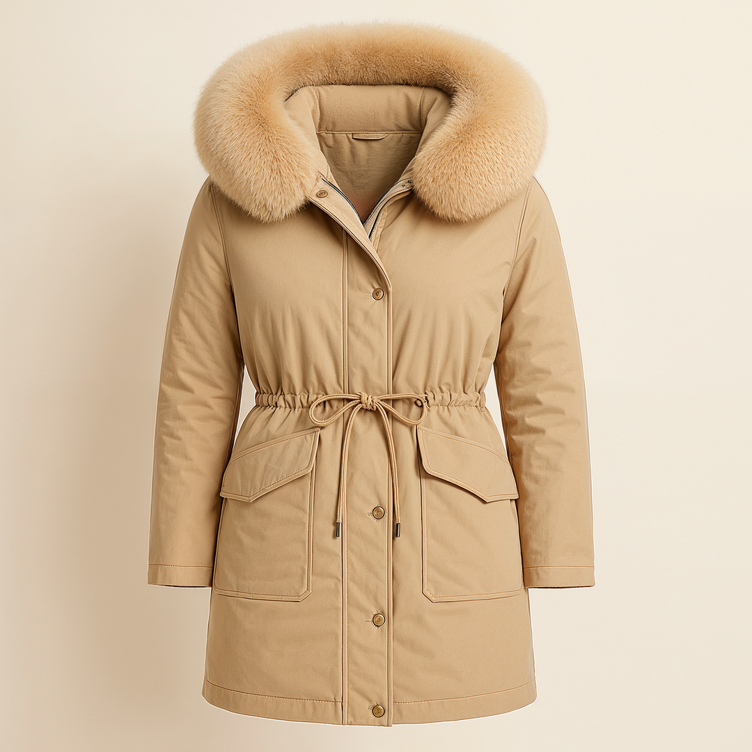 Vyana Collective Women’s Waterproof Winter Parka with Lined Interior and Hood